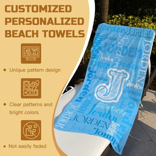 Personalized Ultra-Soft Beach Towels