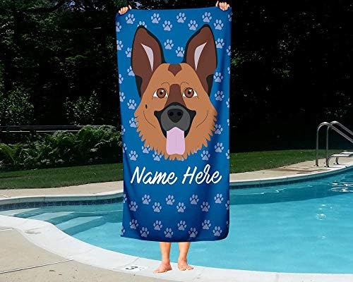 Personalized Pet Breed Beach Towels