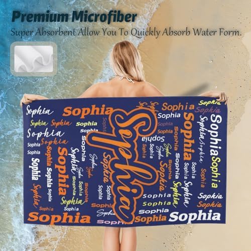 Personalized Beach Towels Summer Essentials
