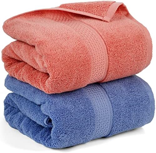 Cleanbear Bath Towels Set Soft Absorbent 55x275