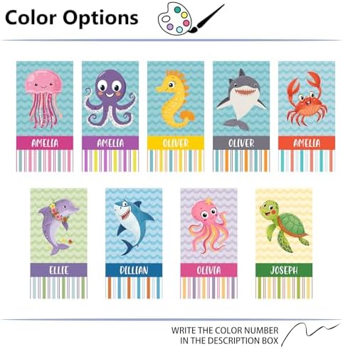 Personalized Name Beach Towels for Kids