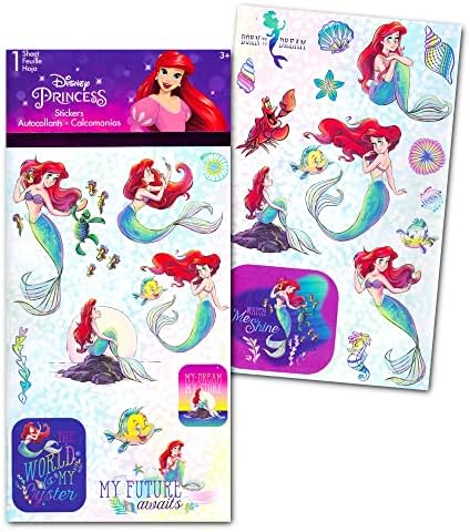 Disney The Little Mermaid Hooded Towel Set for Kids Girls Boys