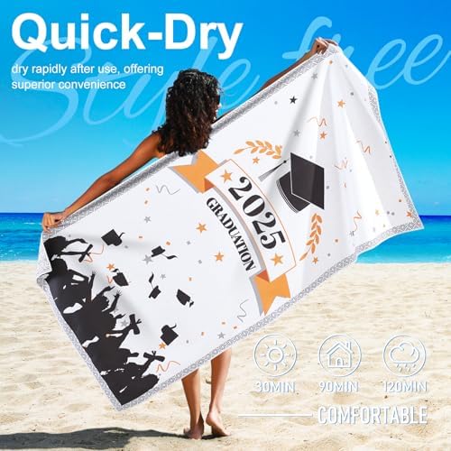 Genovega Quick Dry Sand-Free Bath Towels