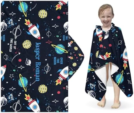 Personalized Bath Towel with Hood for Kids