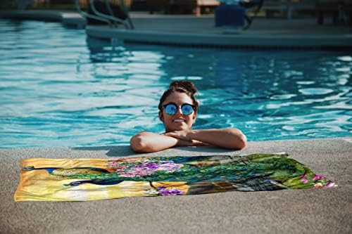 Perfect Durable Microfiber Beach Towel for Adults Quick Dry Sand-Free Bath