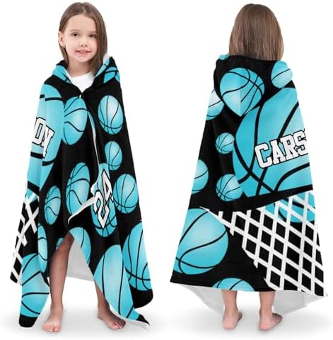 Eiis Unidesign Hooded Towels for Kids 3-10 Yrs Turquoise Sport