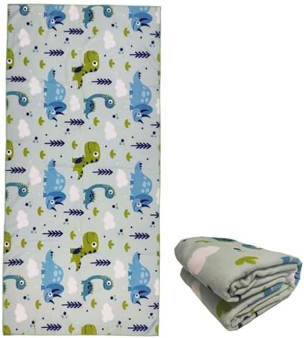 StamprSpringt Dinosaur Beach Towels for Kids 30x60 cm