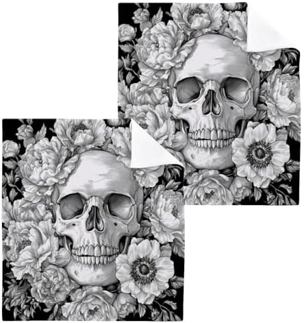 Sweet Sugar Skull Washcloths