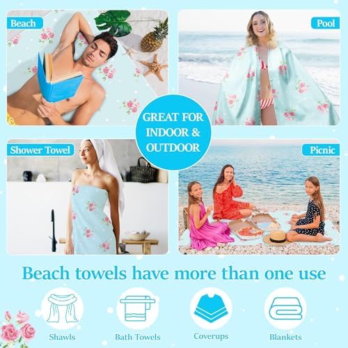 Vibrant Microfiber Beach Towel