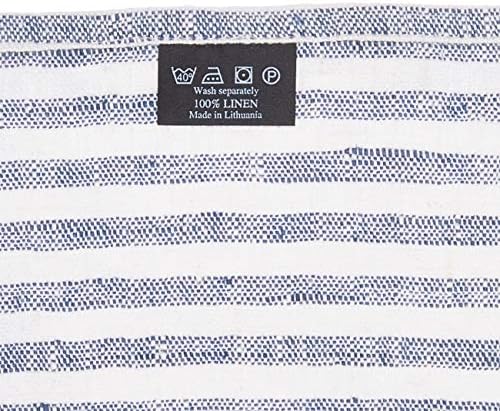 Indigo Linen Towels Set for Fast Drying