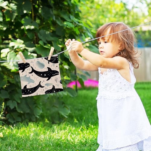 Unique Cute Whale Washcloth Set for Faces and More