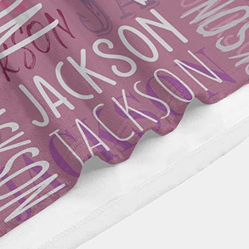 Personalized Beach Towel Custom with Name Light Rose Red