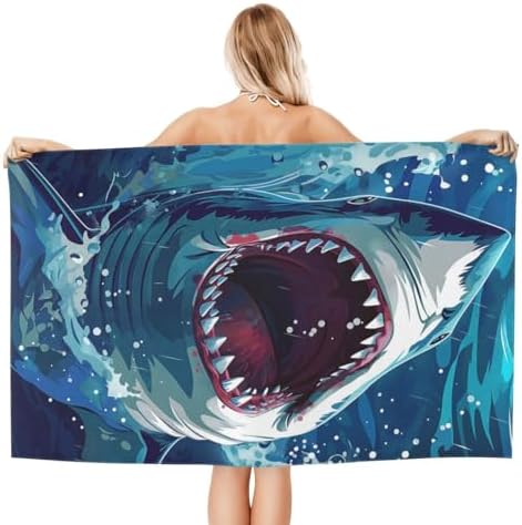 Great White Shark Beach Towel
