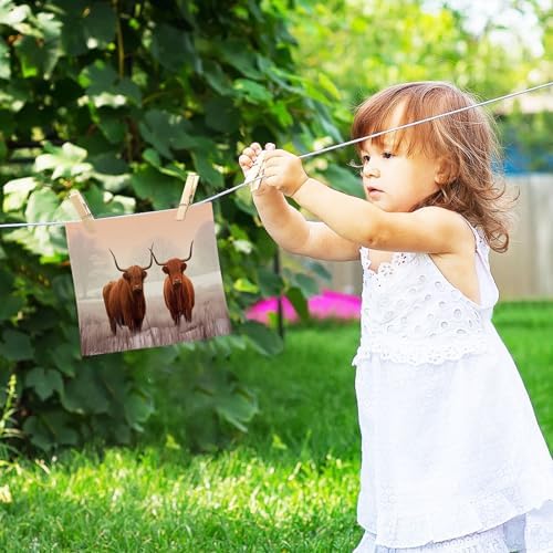 Highland Cow Washcloth 2 Pack Set