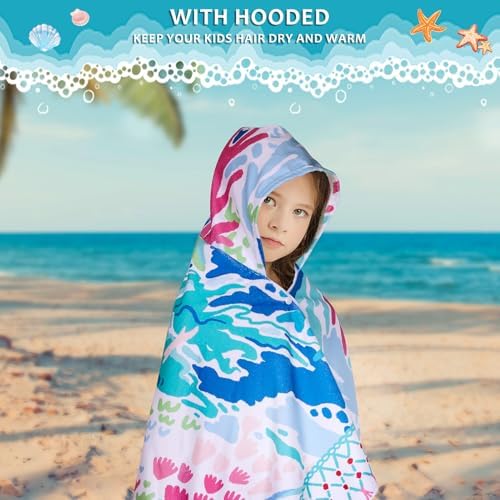 Towel Amigo Mermaid Hooded Towel