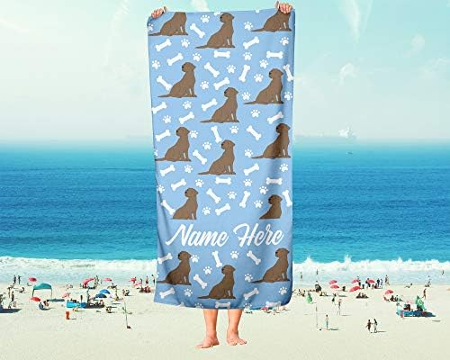 Personalized Corner Beach Towels