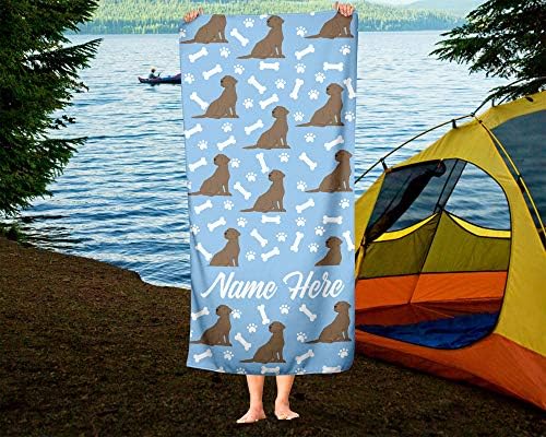Personalized Corner Beach Towels