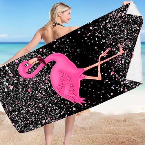 Copic 2 in 1 Beach Towels Flamingo Print