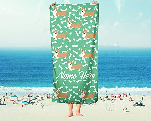Personalized Corner Pet Corgi Travel Towels