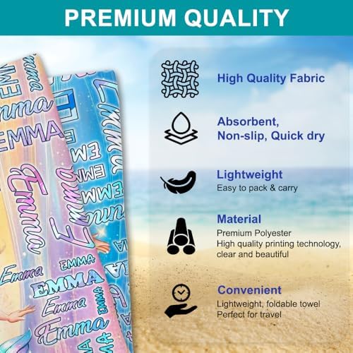 Personalized Beach Towels with Names Encyclopedia