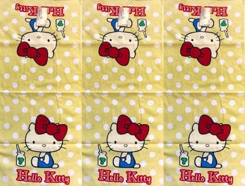 Royal Girls Hello Kitty Terry Towels 3-Pack