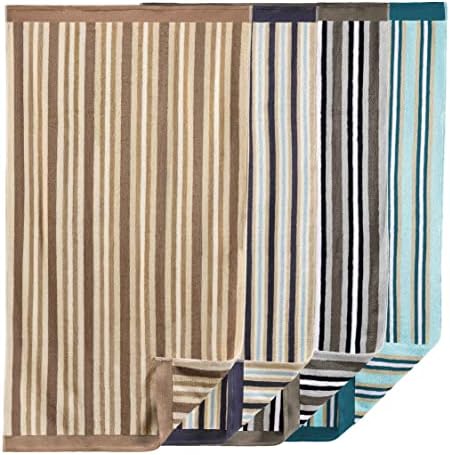 Luxurious Stripes Bath Towel Set