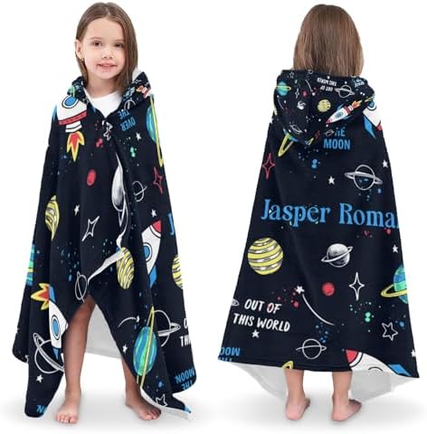 Personalized Bath Towel with Hood for Kids