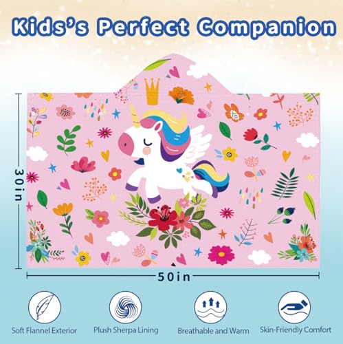 Unicorn Beach Towels for Kids Summer Fun Gift