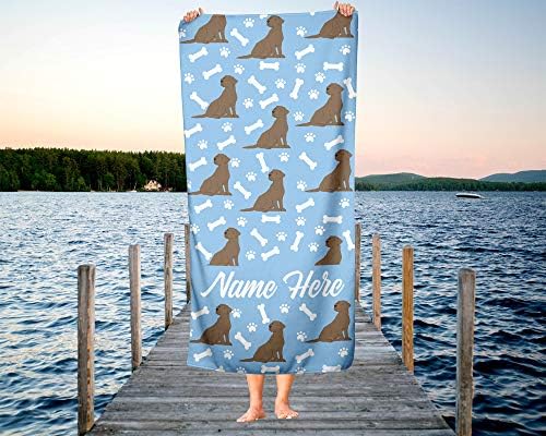 Personalized Corner Beach Towels