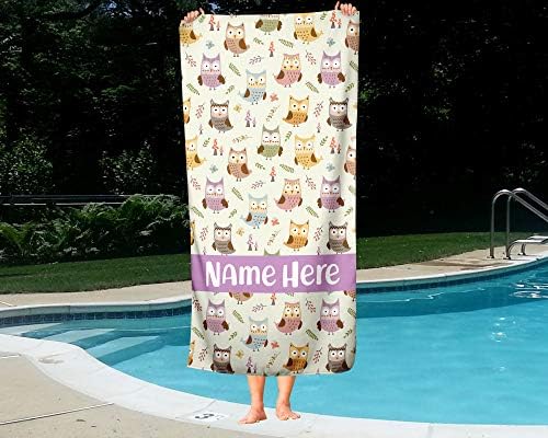 Fancy Owl Towels for Kids and Adults