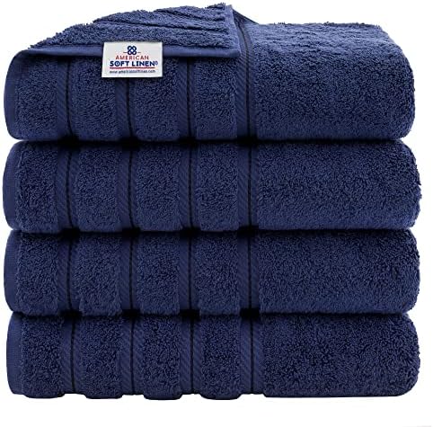 4-Piece Luxurious Bath Towels Hand Towels Washcloths Set for Luxury Living