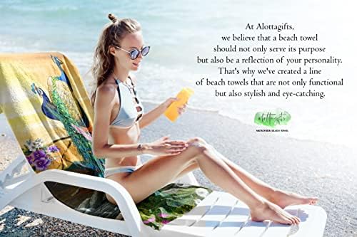 Perfect Durable Microfiber Beach Towel for Adults Quick Dry Sand-Free Bath