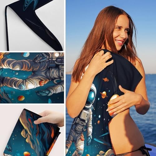 Custom Astronaut Beach Towel