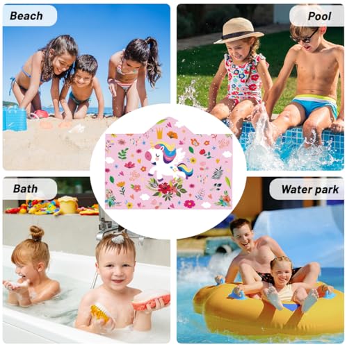 Unicorn Beach Towels for Kids Summer Fun Gift