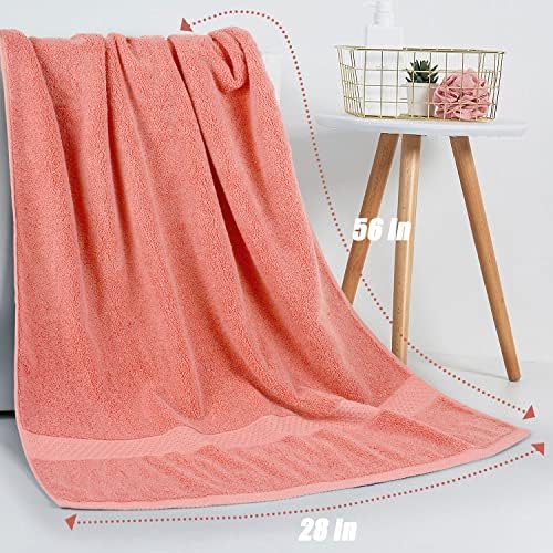 Cleanbear Bath Towels Set Soft Absorbent 55x275