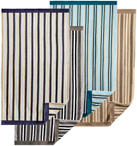 Luxurious Stripes Bath Towel Set