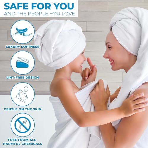 Superior Zero Twist 100 Cotton Bath Towel Set of 2 Midnight Blue