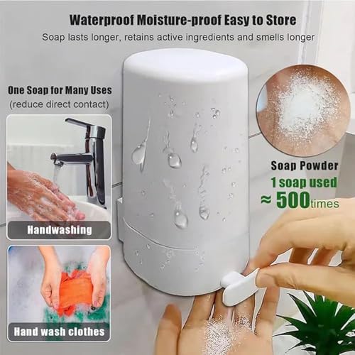 Effortless Space-Saving Wall-Mounted Soap Grinder No Drilling Required