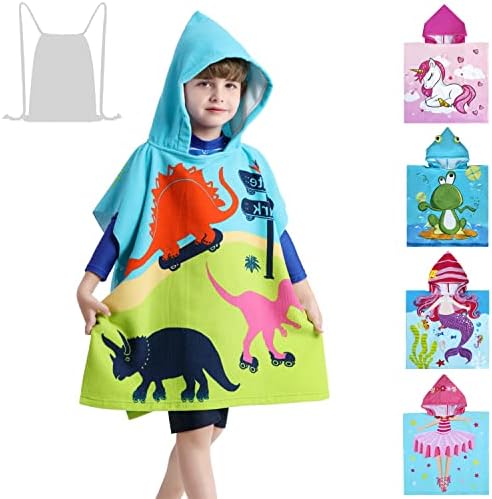Perfectly Soft Kids Beach Towel with Dinosaur Design Toddler Age