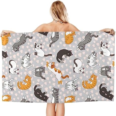 Safe Soft and Super Absorbent Beach Towels Large 52x32 inches