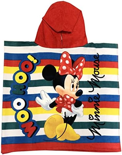 Minnie Mouse Disney Girls Beach TowelHodged Ponch Red Green