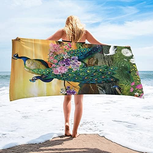 Perfect Durable Microfiber Beach Towel for Adults Quick Dry Sand-Free Bath