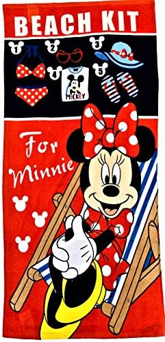 Fun Beach Hooded Towel for Minnie Mouse Lovers