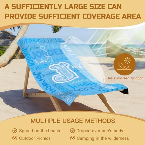 Personalized Ultra-Soft Beach Towels