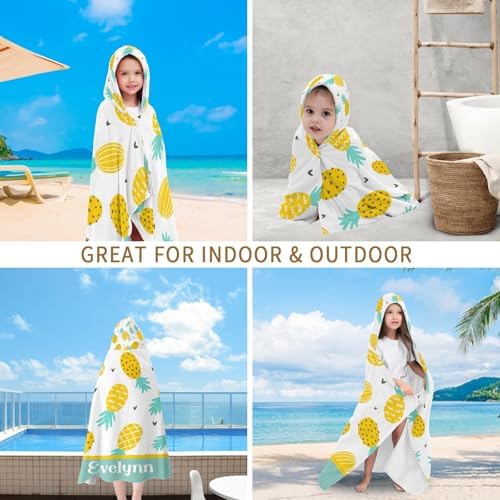 Deven Pineapple Kids Bath Towel