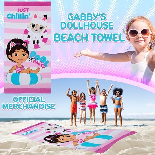 Gabbys Dollhouse Beach Fun in 55x28
