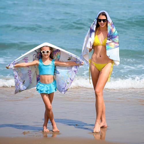 Personalized 40x70 Butterfly Beach Towel