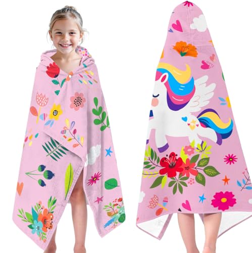 Unicorn Beach Towels for Kids Summer Fun Gift