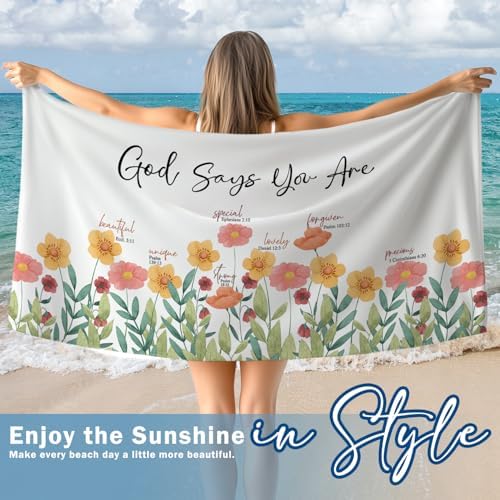 Elegant Christian Bath Towels
