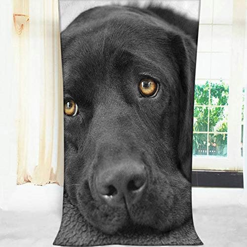 Relaxed Comfort Soft Bath Towels Black Lab Labrador